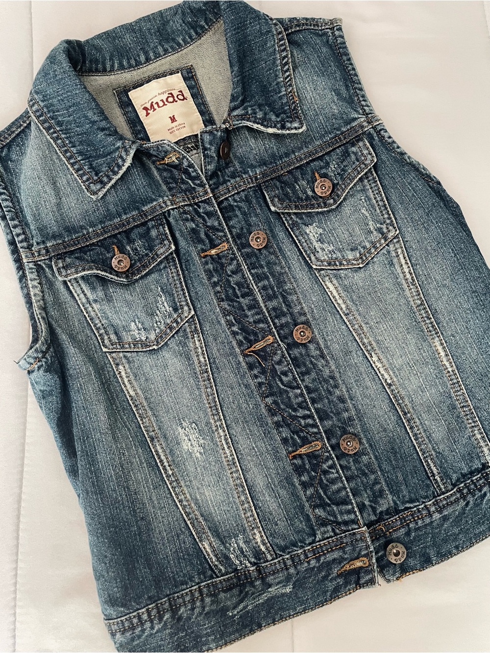 Mudd Vintage Denim Vest